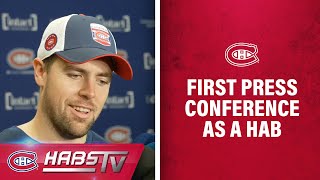 Tanner Pearson on joining the Habs at training camp | FULL PRESS CONFERENCE