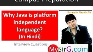 #6 Why Java is platform independent language Hindi