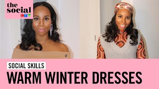 Cute winter dresses and how to style them for the weather | The Social