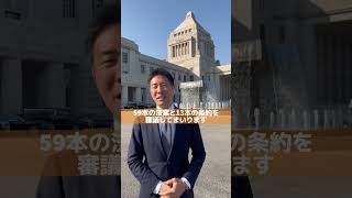 第217通常国家スタート！　#塩崎彰久 #衆議院議員