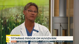 Så slipper du baksmälla – Doktor Mikael om huvudvärk - Nyhetsmorgon (TV4)