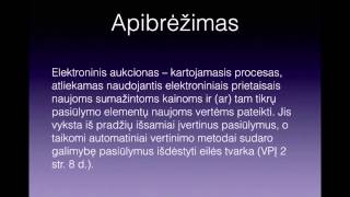 Kas yra el. aukcionas viešuosiuose pirkimuose?