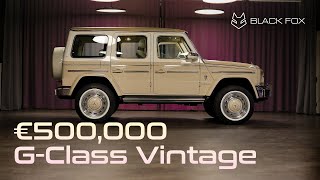 €500,000 G-Class Vintage by Carlex Design | Presented by Black Fox Motors