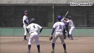 《中学硬式・西日本選手権》  熊本大津 対 愛知岡崎  【５回裏】　20180809@コカ