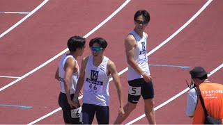 関西大がワンツースリー!!男子800m  関西インカレ陸上2024