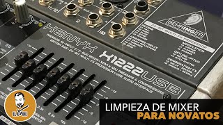 Behringer Xenyx X1222 USB - Limpieza de mixer para novatos