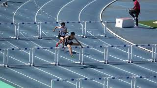 2020_0927_県北地区中体連秋季 延岡1年男子 100mH決勝