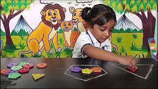 Jashmitha | Shapes Identification | Rise Play School Kakinada.