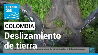 Deslizamiento de tierra deja al menos 34 personas fallecidas en Colombia