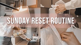 SUNDAY RESET ROUTINE | How to set yourself up for a successful week | cleaning, organizing, planning
