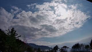 [4K]定点タイムラプス0214@福井県美浜町(南の空)08:00-18:15