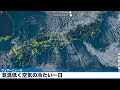 気温低く空気の冷たい一日