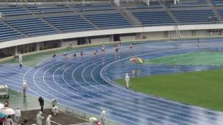 早大同記録会　女子4×100mR　1組目