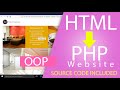 HTML Template to PHP Website & Login in OOP MVC | PHP Framework from scratch | Full Tutorial & Code