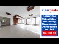 3 BHK Apartment for Sale in RatnaKalash Residency Navrangpura Ahmedabad at No Brokerage – Cleardeals