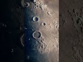 Lunar Impact Craters on The Moon #moon #space #science