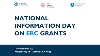 National Information Day on ERC grants 2023 - pt.3