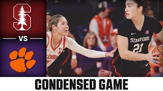 Stanford vs. Clemson Condensed Game | 2024-25 ACC Women's Basketball