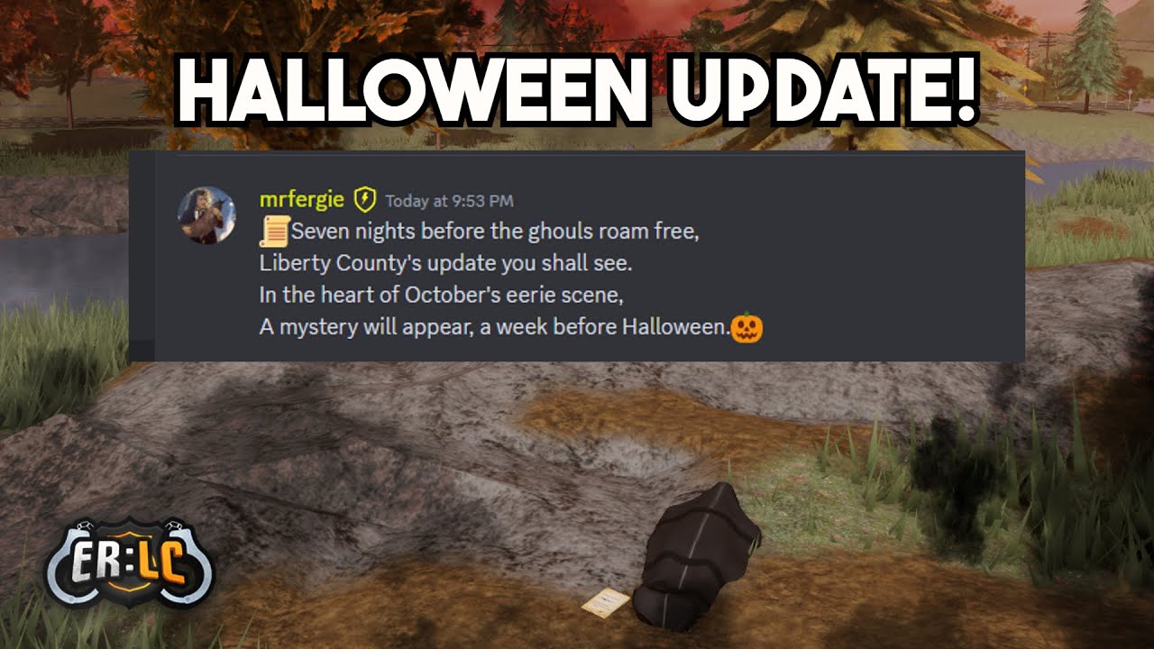 Erlc Halloween Update Today Youtube
