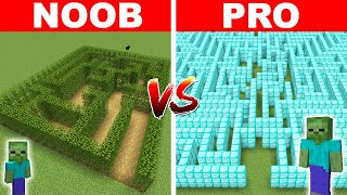NOOB VS PRO DEV LABİRENT YAPMAK 😱 - Minecraft