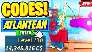 ⚠️New⚠️ ALL WORKING ATLANTEAN STORM UPDATE CODES For Fisch - Roblox Fisch Codes 2025