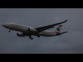 MEA Airbus A330-243 landing at Heathrow Airport (OD-MEE)