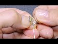 wire wrapped chaton ring wire wrapping wire ring wire jewelry making diy jewelry tutorial