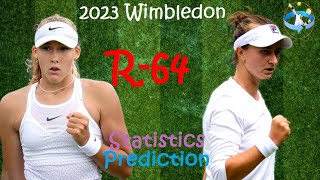 Mirra Andreeva Vs Barbora Krejčíková - 2023 Wimbledon Championships Round of 64 Match Preview