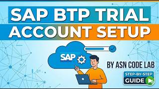 SAP BTP Trial Account Create + Install Eclipse + Connect Step-by-Step