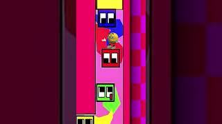Square Race🟥🟦🟩🟨 #squarerace #satisfying #satisfyingvideo