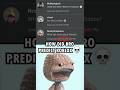 HOW DID BRO PREDICT ROBLOX 💀 #sackboy #roblox #memes #meme