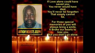 Anthony Modeste Joseph memorial