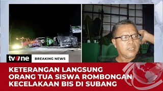 Kepanikan Selimuti Orang Tua Siswa SMK Depok pasca Kecelakaan Maut di Subang | Breaking News tvOne