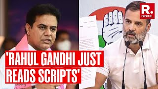 EXCLUSIVE: BRS Working President KTR Speaks to Republic, Attacks Congress And BJP