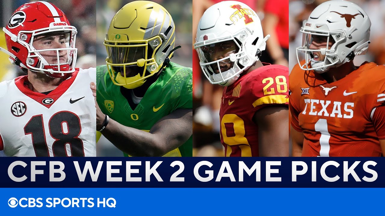 Picks For EVERY Top 25 Game In College Football [Week 2 Betting Guide ...