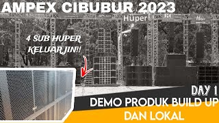 DEMO SOUND SPONSOR DI EVENT AMPEX CIBUBUR JAKARTA 2023