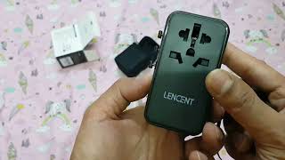 LENCENT Universal Travel Adapter 100W # best # fast charger type-c # International adapter # multi