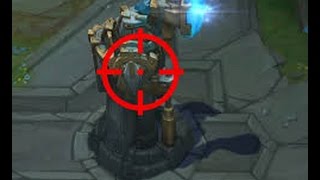 League of Legends Longest Turret Hit Ever!!!