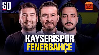 FRED VE MERT HAKAN DERBİDE YOK! Kayserispor 3-4 Fenerbahçe, Batshuayi, Zorbay Küçük, İsmail Kartal