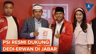 Dukung Dedi-Erwan di Pilkada Jabar, PSI Serahkan Formulir B1-KWK