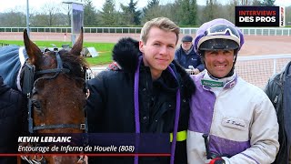 KEVIN LEBLANC | ENTOURAGE DE INFERNA DE HOUELLE | COURSE 8 DU MERCREDI 22 JANVIER À CAGNES SUR MER