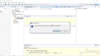 Reset java eclipse layout || Eclipse software - Java learning tips and shortcuts