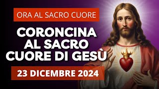 La Coroncina al Sacro Cuore di Gesù di oggi 23 Dicembre 2024 - Ottavo Giorno della Novena di Natale