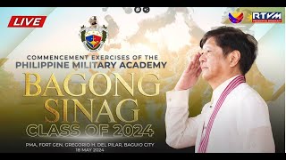 Commencement Exercises of the Philippine Military Academy ‘Bagong Sinag’ Class of 2024