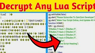 HOW TO DECRypt lua script | Decrypt all lua script | script demcript kaise kaise kare