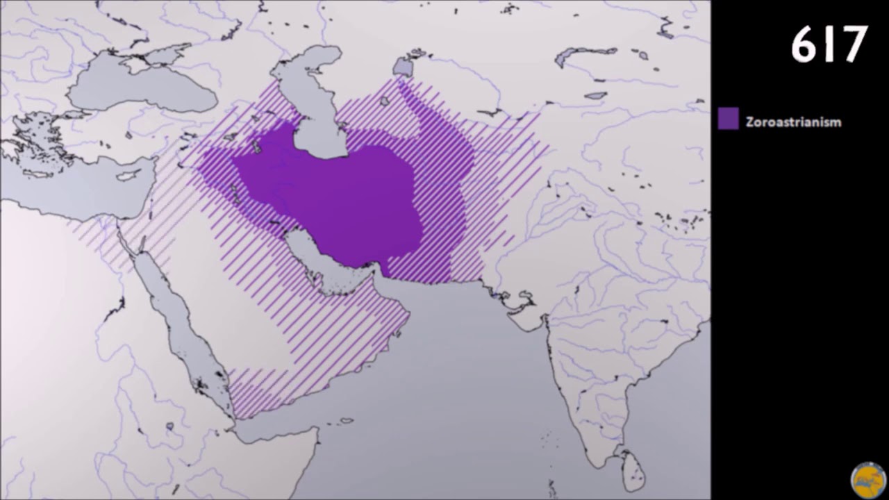 Zoroastrianism Spread Map