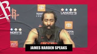 'Next question' - James Harden when asked about his situation with the Rockets | NBA on ESPN
