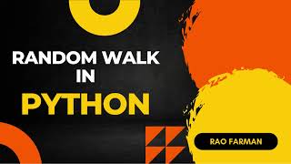 Random walk using turtle in python || Random walk in python