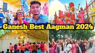 Ganesh Best Aagman Savarkundala 2024 || Ganesh chaturthi 2024 || Divyesh Vlogs Savarkundala