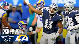 Dallas Cowboys vs. Los Angeles Rams | 2022 Week 5 Game Highlights